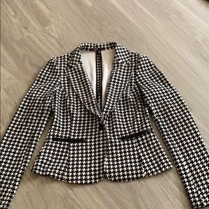 Black And White Blazer